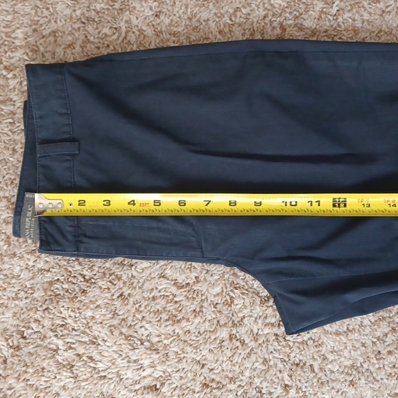 BANANA REPUBLIC blue "stretch" capris pants, back pockets. Casual pants. Size 6 - Picture 7 of 14
